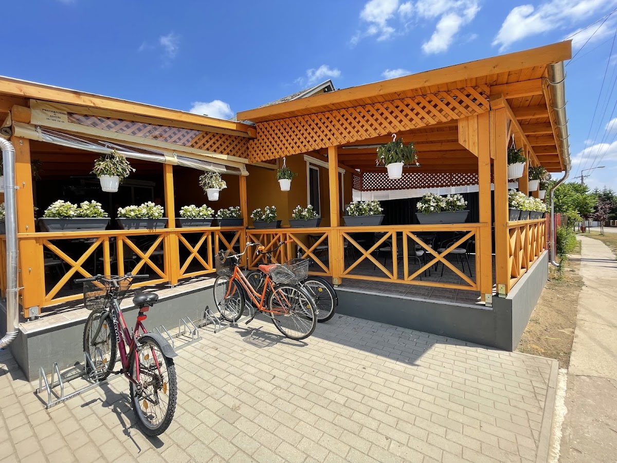 Haraplak ételbár napfényes terasza